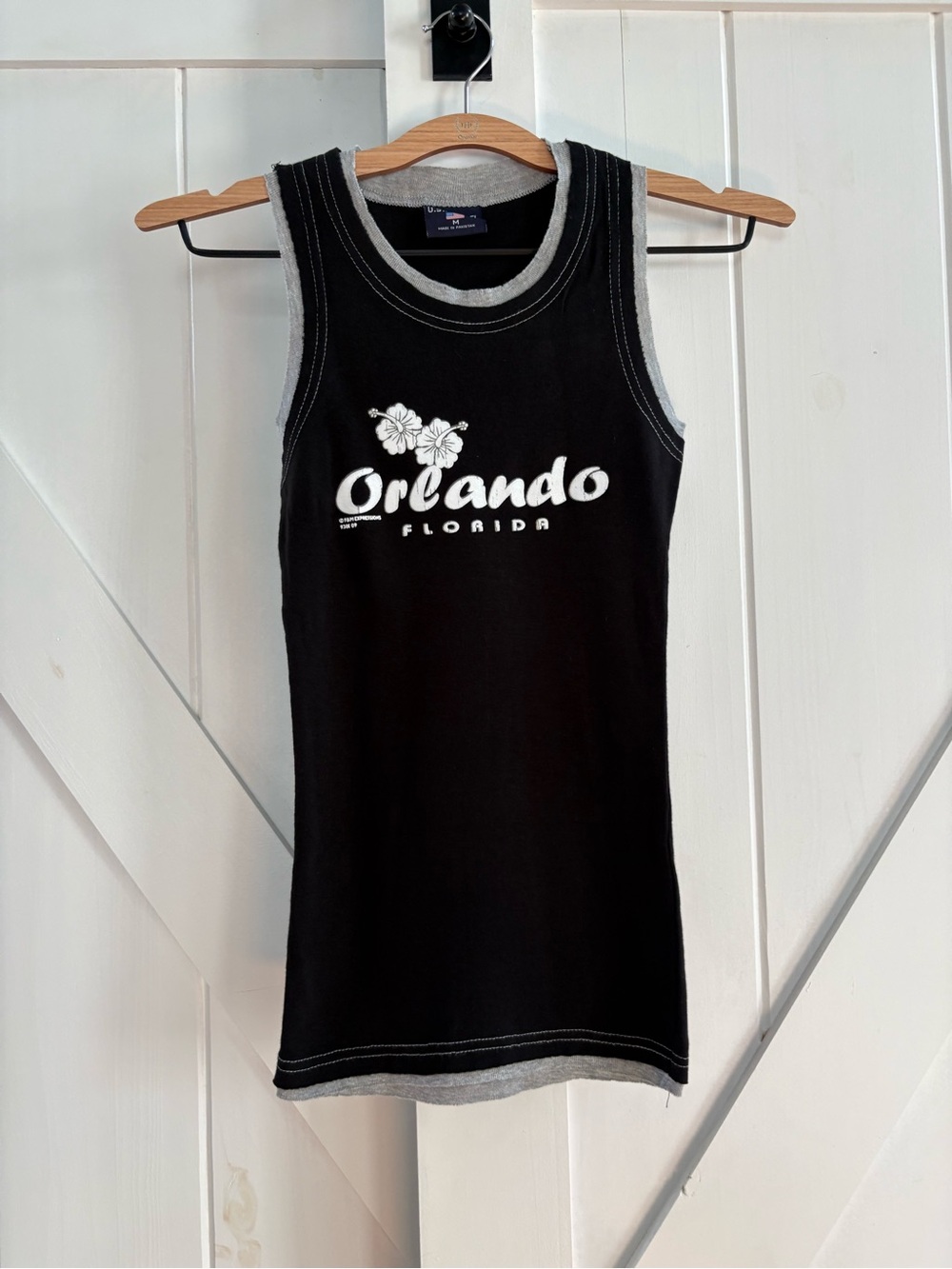U.S. Apparel Orlando Florida Y2K Tropical Hibiscus Tank Top